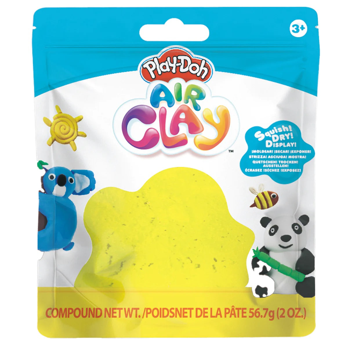 Play-Doh - Air Clay Yellow 2oz