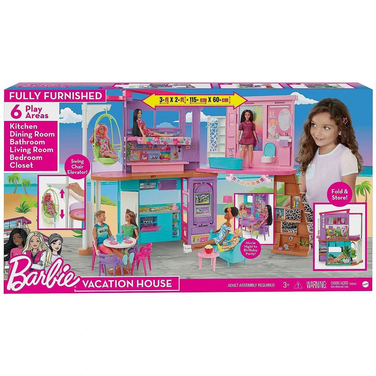 Barbie Malibu House Playset