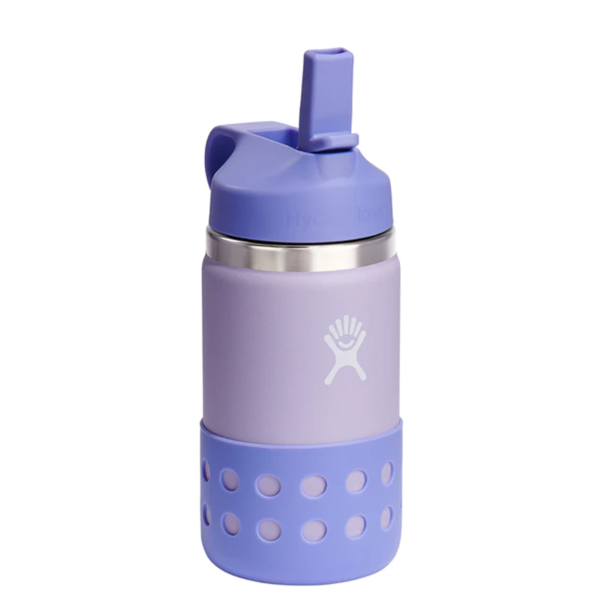 Hydro Flask - Kids Wide Mouth Straw Lid & Boot | WISTERIA | 355 ml