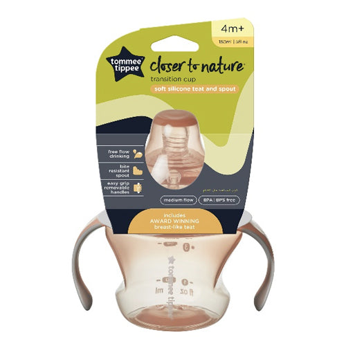 Tommee Tippee - Transition Soft Teat & Spout Cup | 150ml | 4m+