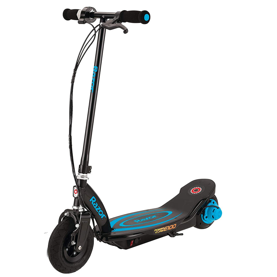 Razor - Power Core E100 Electric Scooter Aluminum Deck- Blue| 8y+