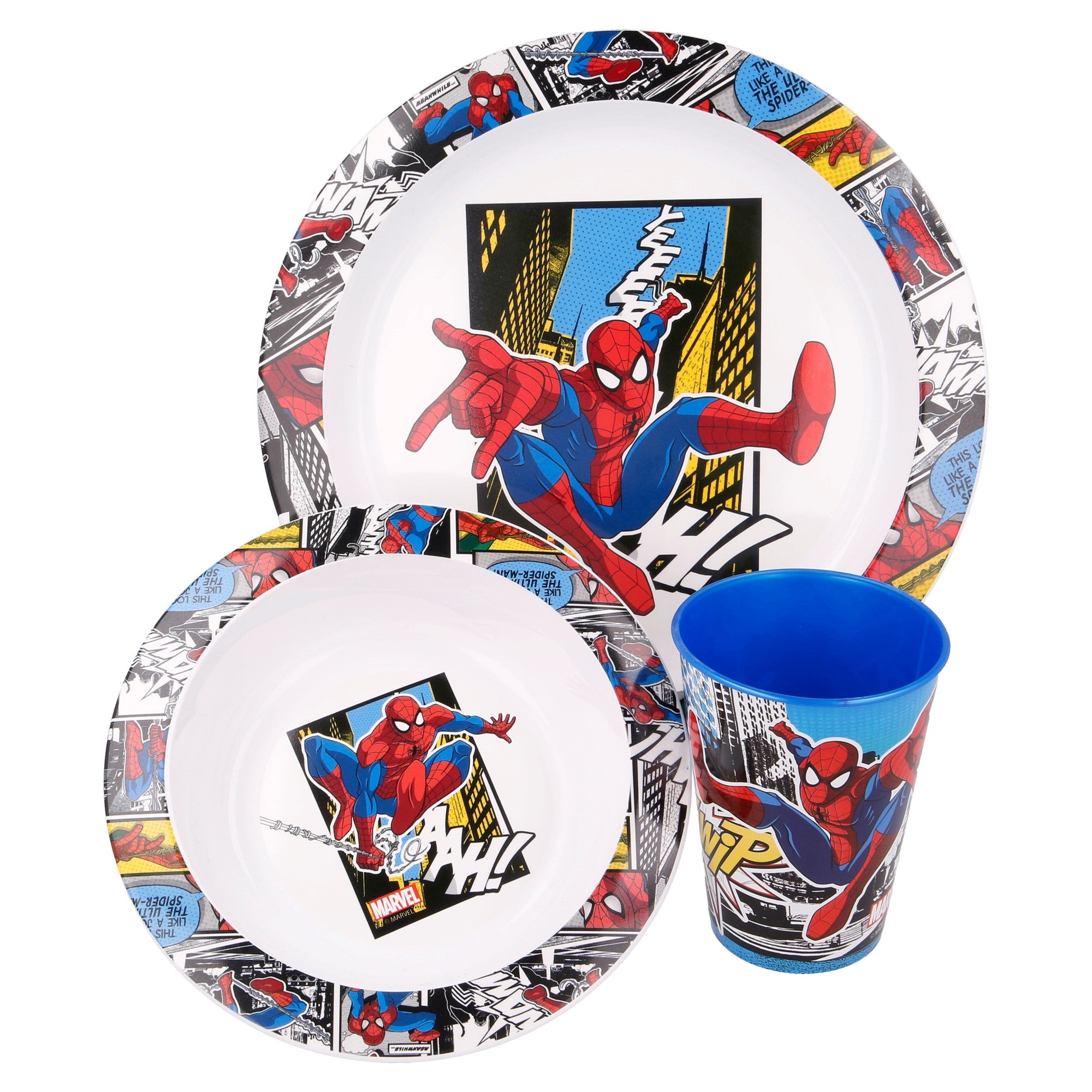 Stor - Micro Dinnerware Set | SPIDERMAN STREETS