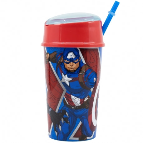 Stor - Snack Tumbler - 400ml | AVENGERS HERALDIC ARMY