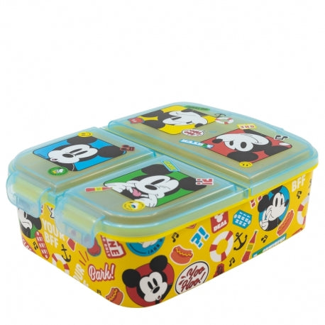 Stor - Multi Compartment Sandwich Box | MICKEY MOUSE FUN-TASTIC