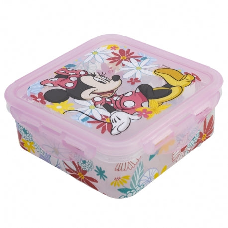 Stor - Square Hermetic Food Container - 500ml | MINNIE MOUSE SPRING LOOK