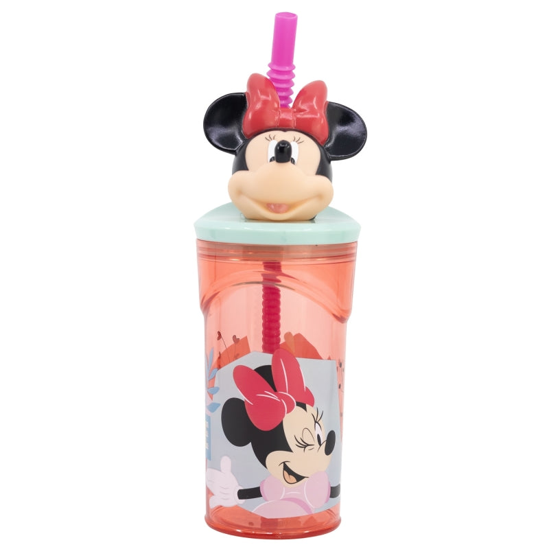 Stor - 3D Figure Tumbler - 360ml | MINNIE MOUSE BEING MORE MINNIE