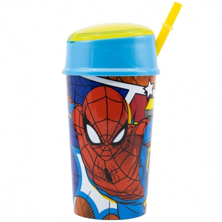 Stor - Snack Tumbler - 400ml | SPIDERMAN MIDNIGHT FLYER