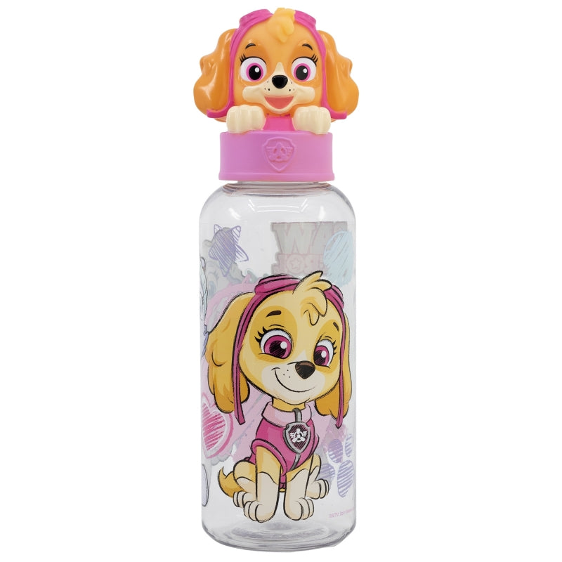 Stor - 3D Cozen Figurine Bottle 560ml | PAW PATROL GIRL SKETCH ESSENCE