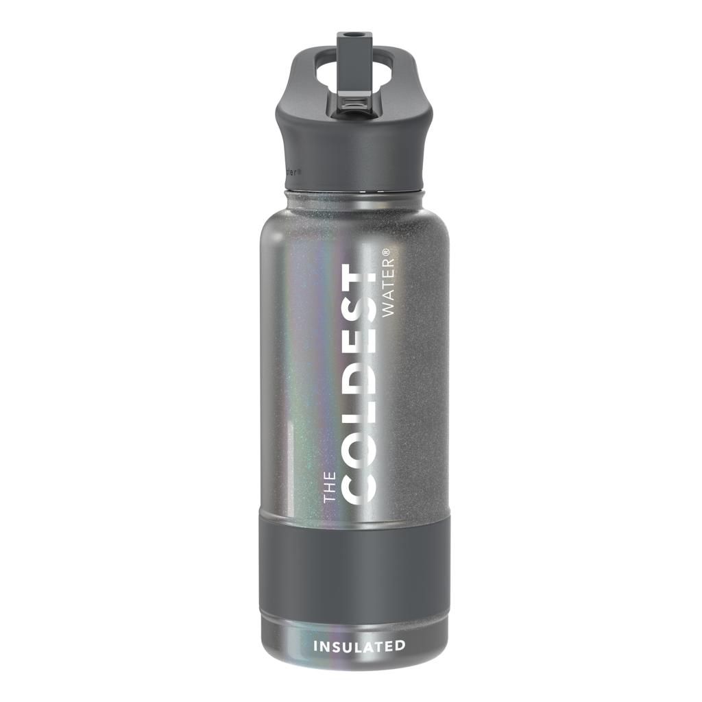 The Coldest Water -Straw Sports Bottle - 946ml - 32 OZ - Stardust Glitter