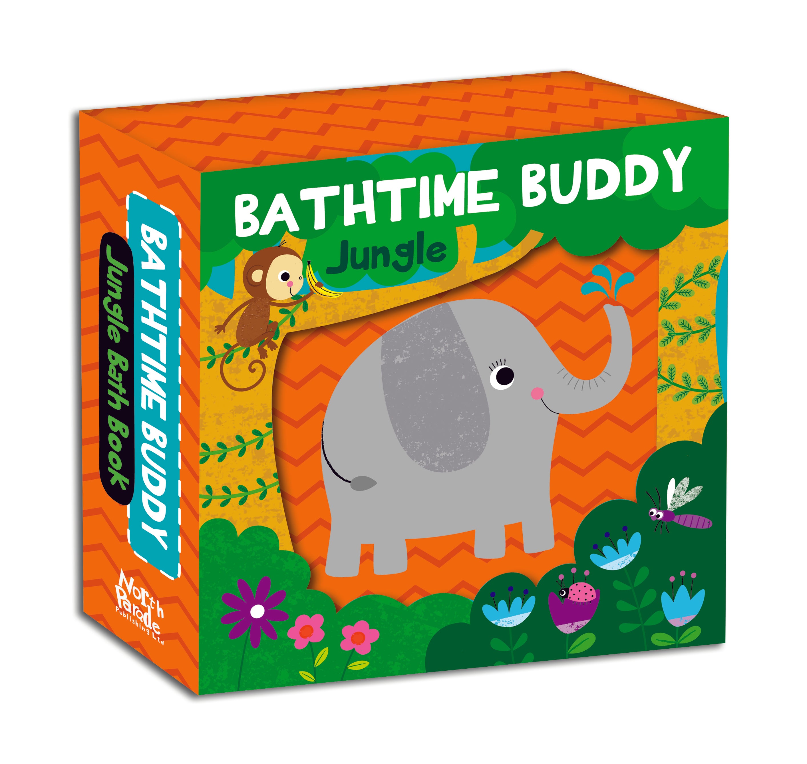 Bath Book In Box - Jungle