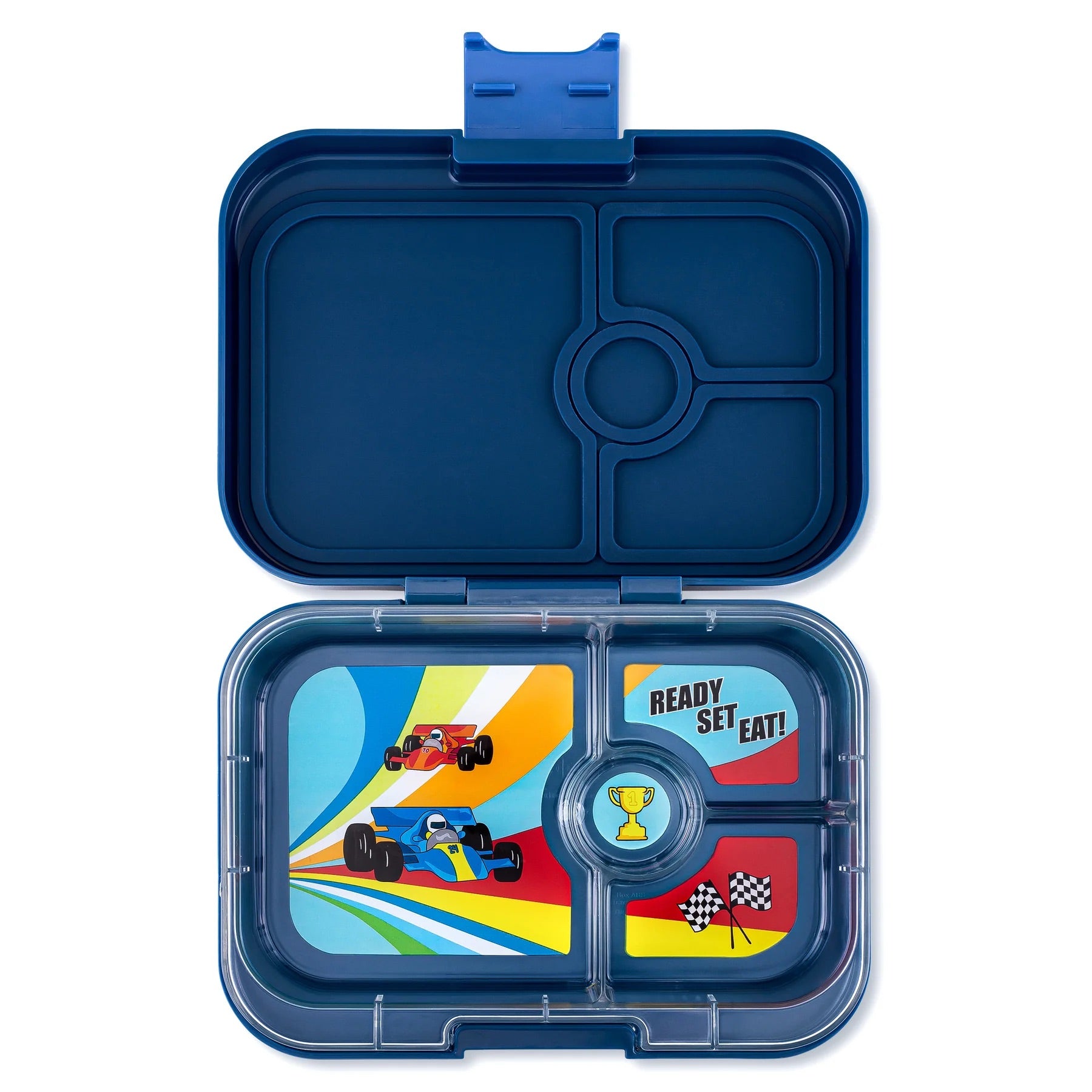 Yumbox - Bento Box | 4 Compartments | Race Cars | Monte Carlo