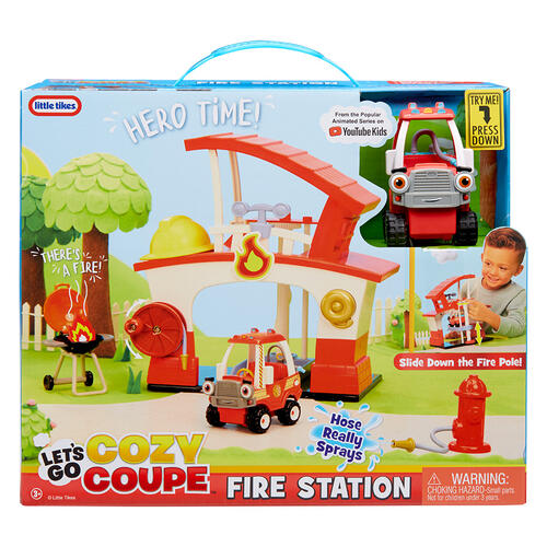 Little Tikes - Let's Go Cozy Coupe Fire Station