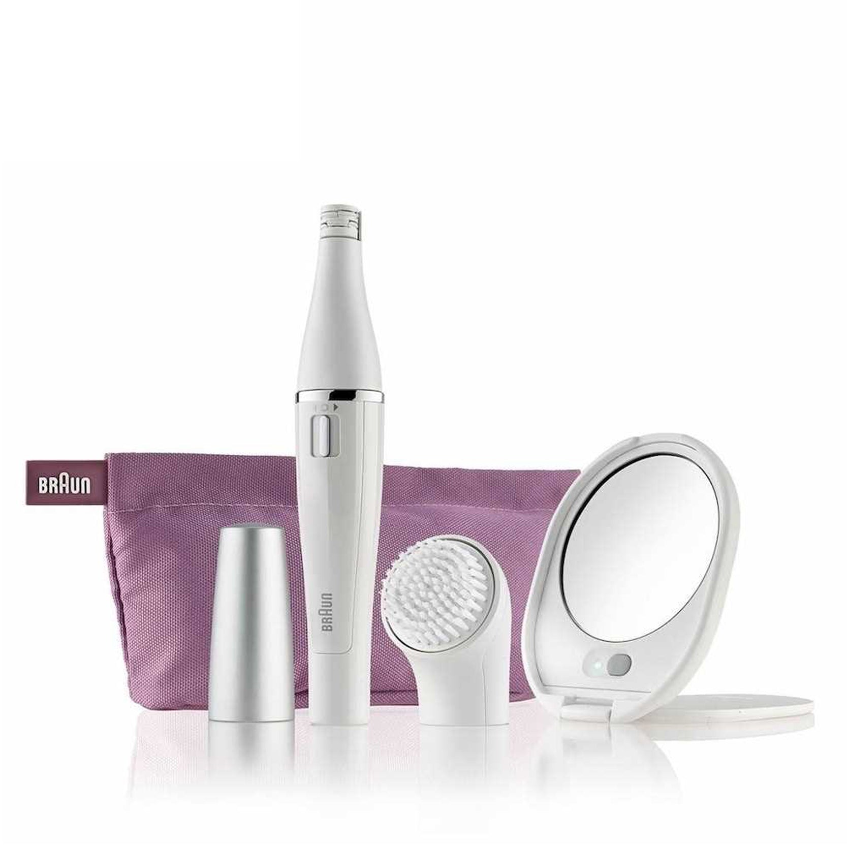 Braun - Face Spa Mini Epilator and Cleansing Brush | Wet & Dry