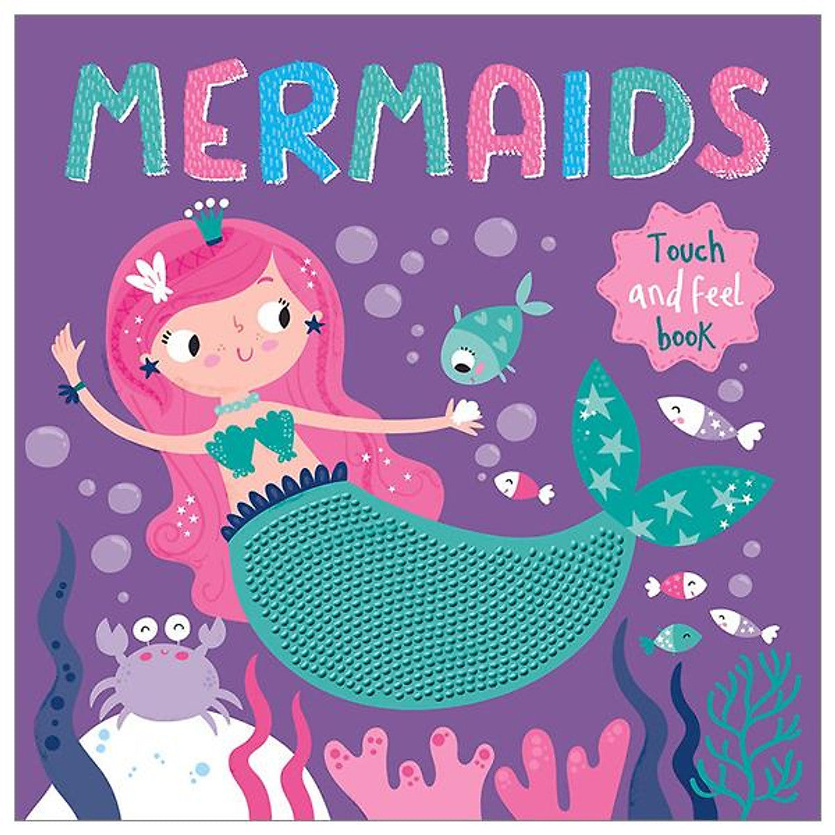 Touch and Feel Silicon Board Book - Mermaids