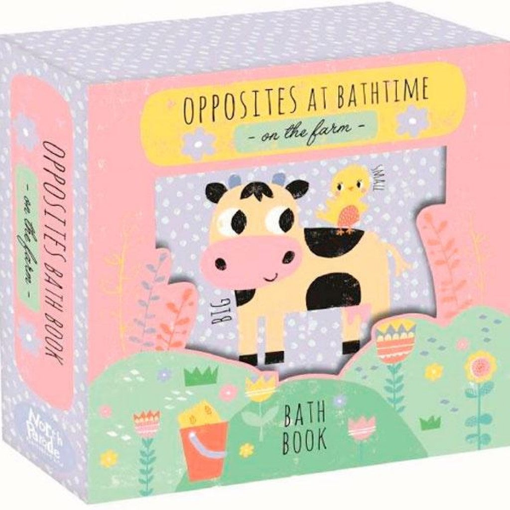 Bath Book In Box - Opposites in the Farm