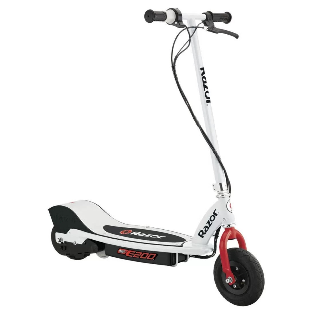 Razor - E200 Electric Scooter- White/Red | 13y+