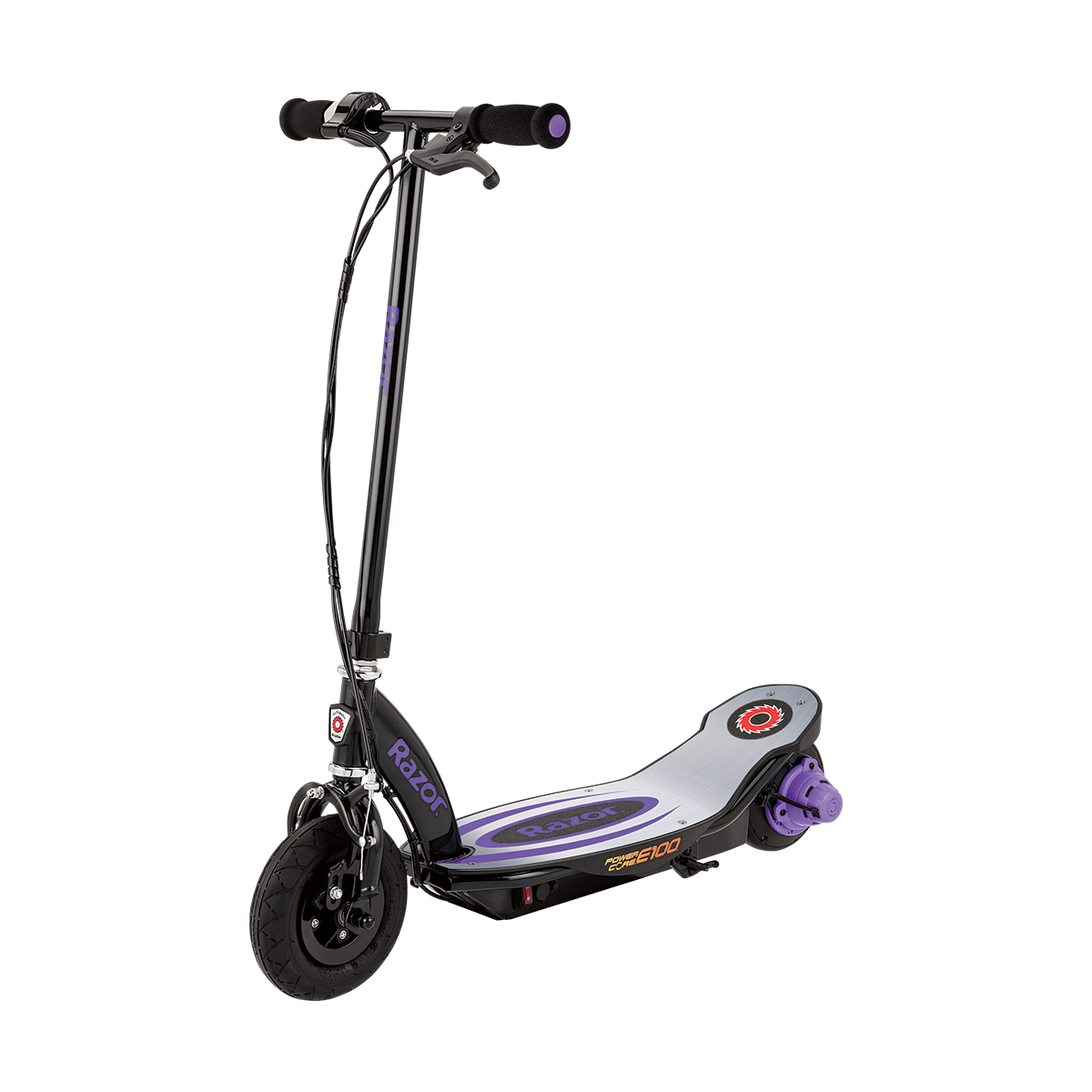 Razor - Power Core E100 Electric Scooter Aluminum Deck- Purple | 8y+