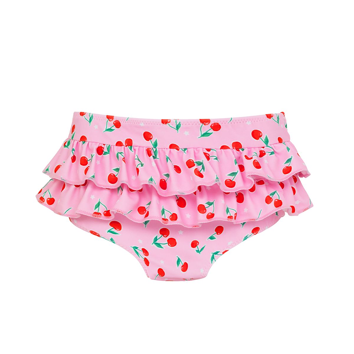 Sunuva - Baby Girls Cherries Frill Nappy Pant