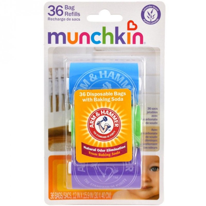 Munchkin Arm & Hammer 48 Bag Refills 4 Pack