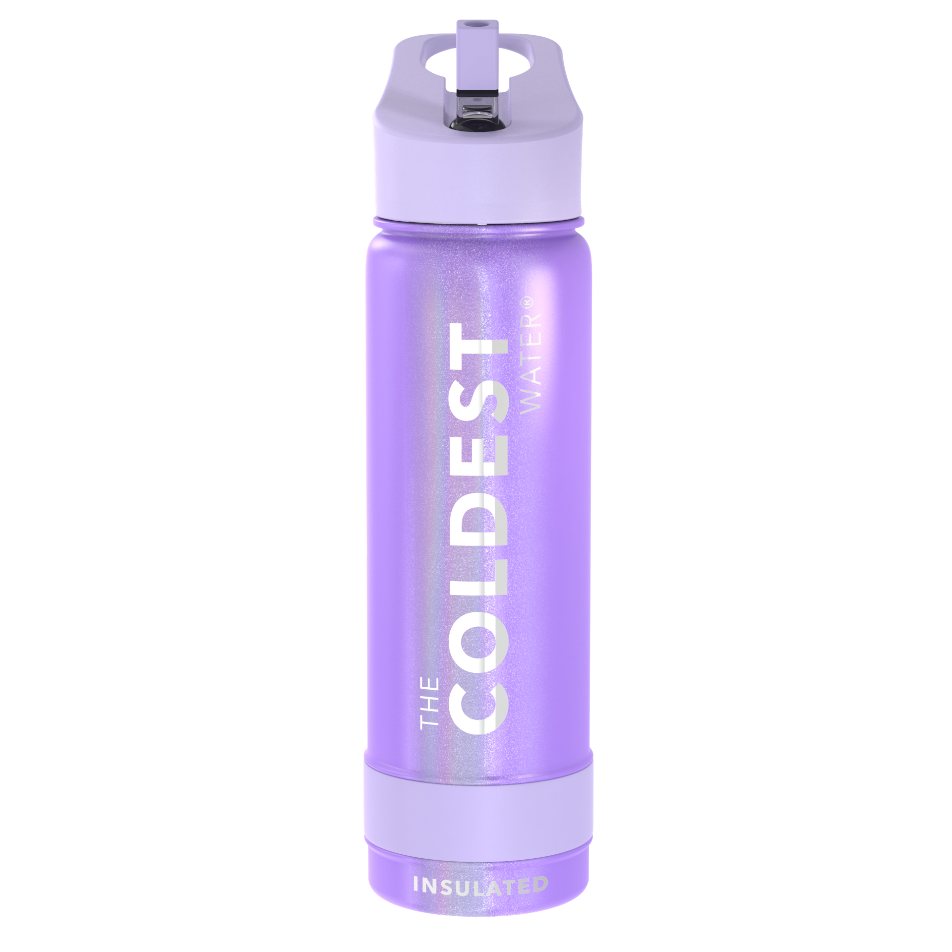 Coldest Sports Water Bottle with Straw Lid Vacuum Insulated Stainless Steel  Metal Thermos Bottles Reusable Leak Proof Flask for Sports Gym(40 oz,  Saturn's Moon Purple Glitter) - Yahoo Shopping