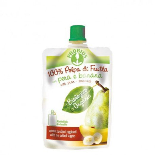 ORGANIC Fruits without sugar -pears and bananas Puree (100G)