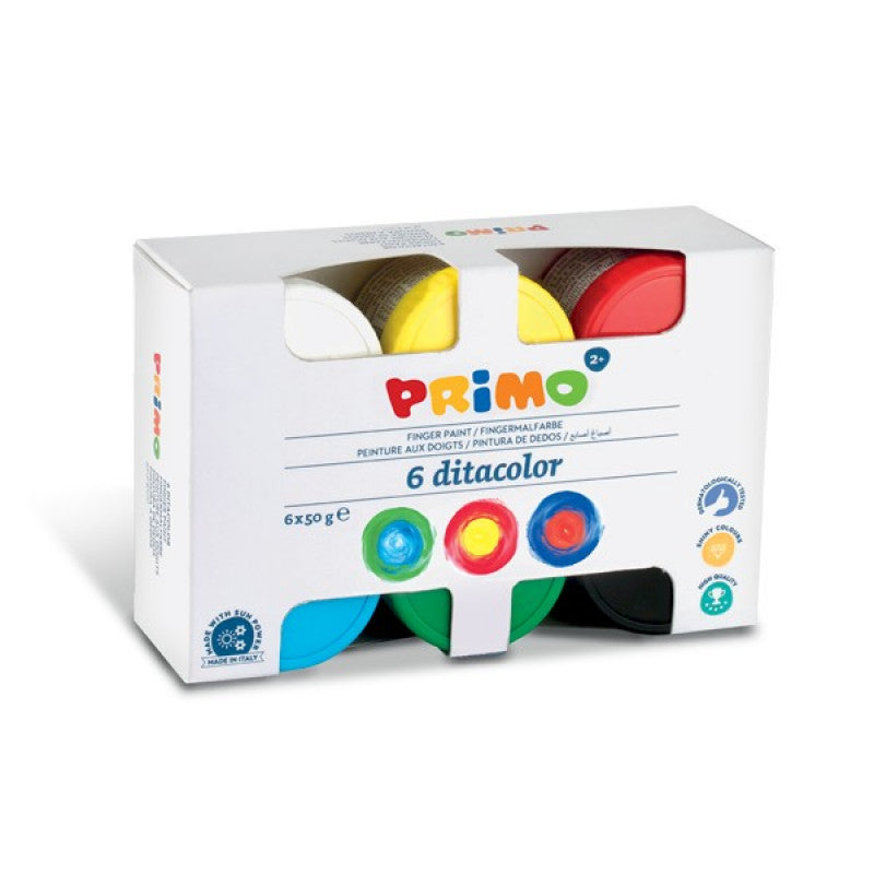 Finger Paint Pot Set of 6 x 50 gram