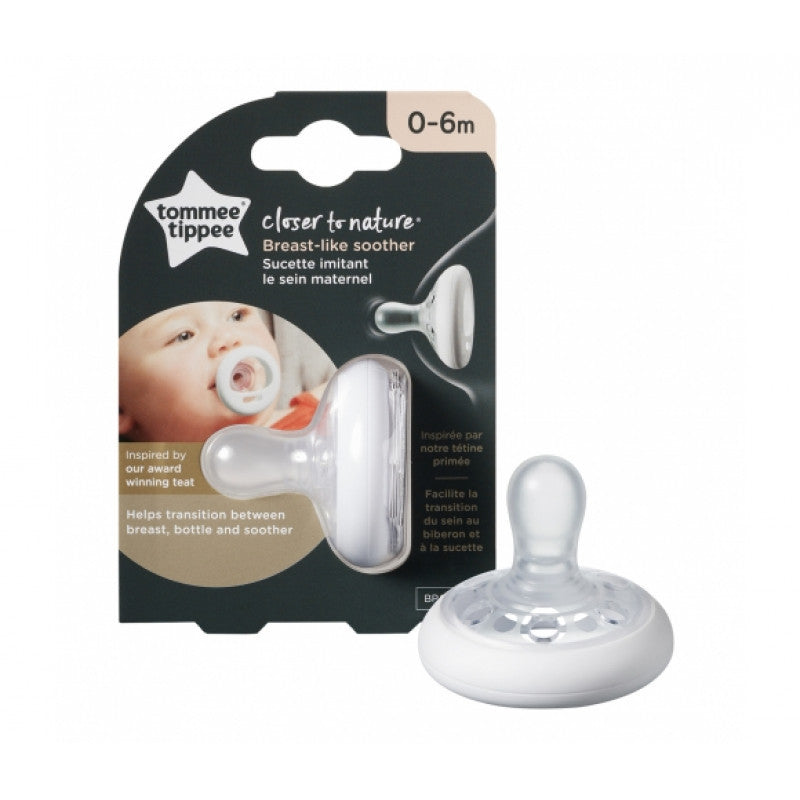 Tommee Tippee - Breast Like Soother 0-6M - Pack of 2