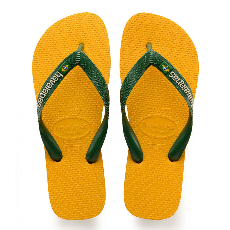 Havaianas - KIDS BRASIL LOGO BANANA YELLOW