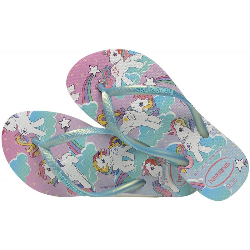 Havaianas - KIDS SLIM MY LITTLE PONY WHITE