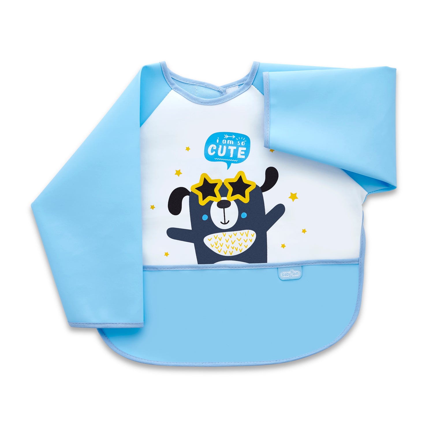 BabyJem -Poly Bib Long Sleeves / Activity Apron - 4 Colors