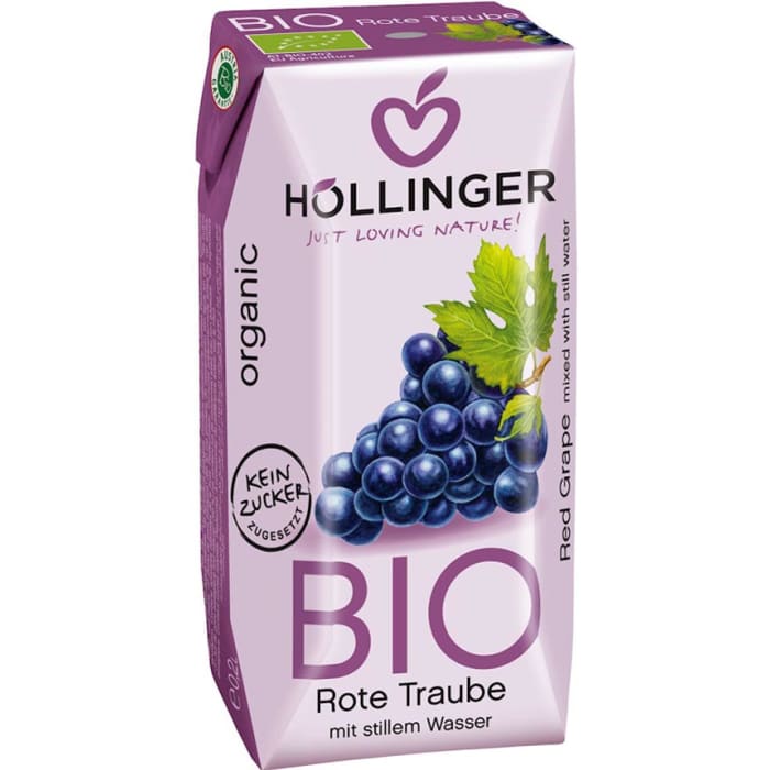 Höllinger Organic Red Grape Juice 200ml