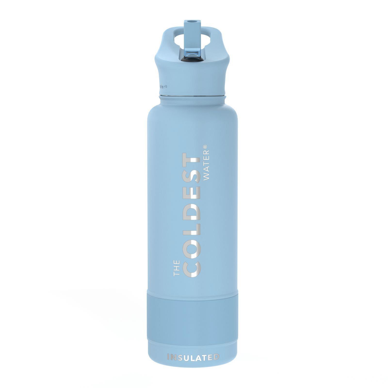 The Coldest Water -Straw Sports Bottle - 1182ml - 40 OZ - Fusion Blue