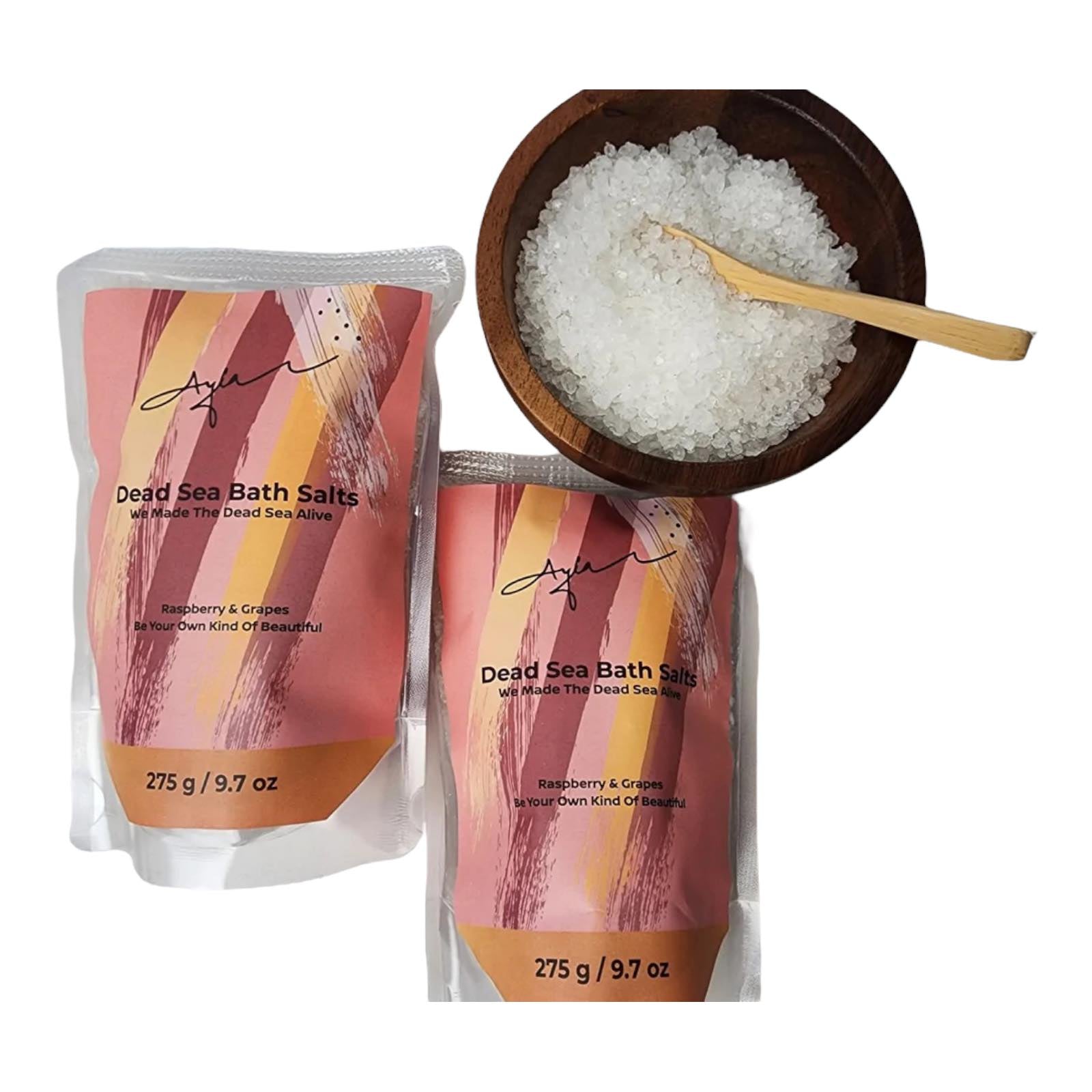 Ayla - Raspberry & Grapes Dead Sea Salts