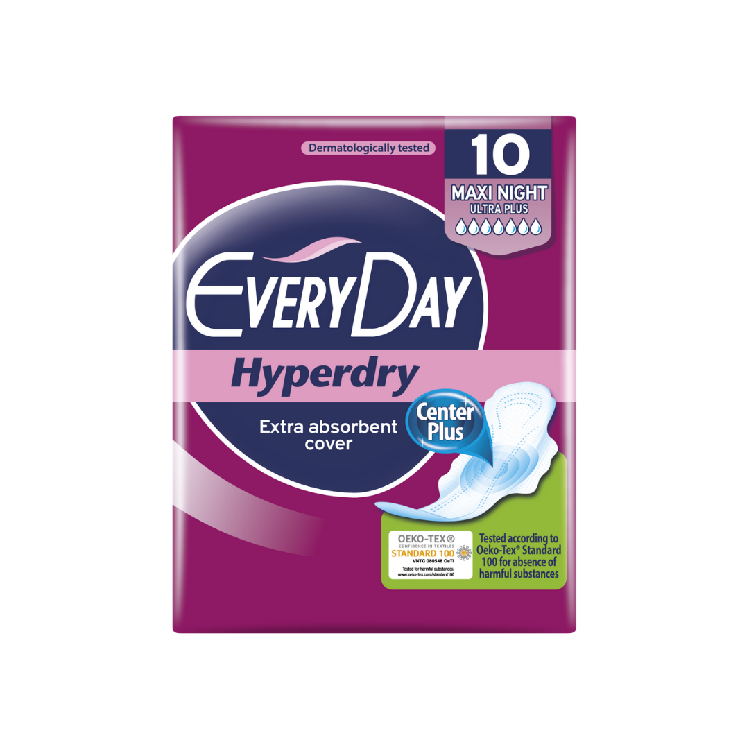 EVERYDAY Hyperdry MAXI NIGHT 10 PCS