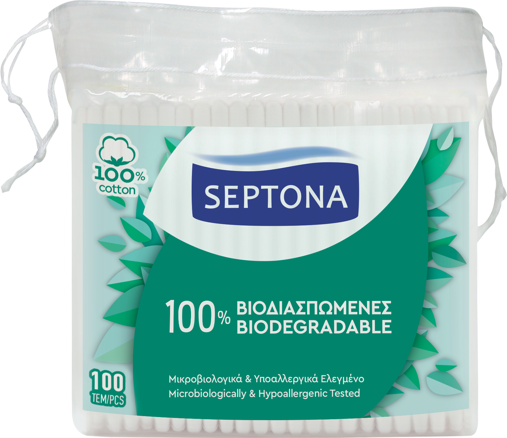 Septona Biodegradable cotton buds Refills | 100pcs