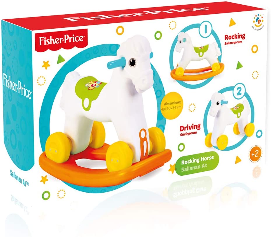 Fisher-Price - ROCKING HOURSE WITH WHEELS 2Y+