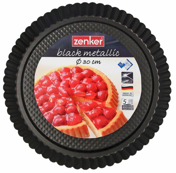 Zenker - Non-Stick Carbon Steel Flan, Tart Pan, 30X3 cm