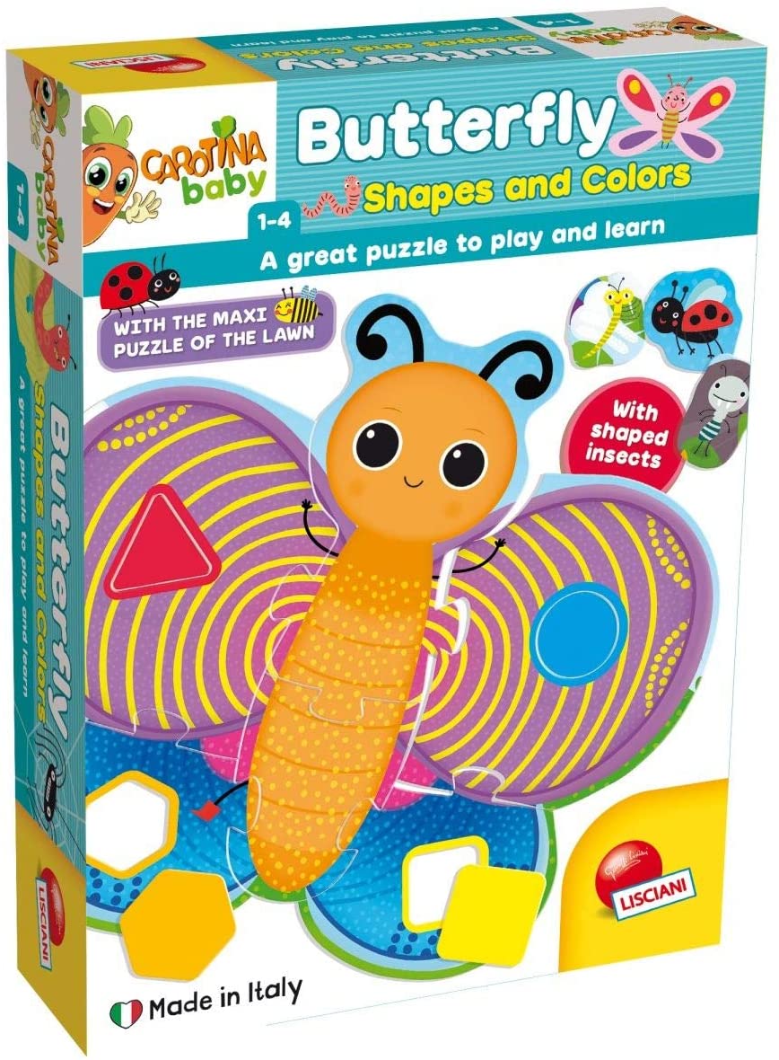 BUTTERFLIES SHAPES AND COLORS 1Y+