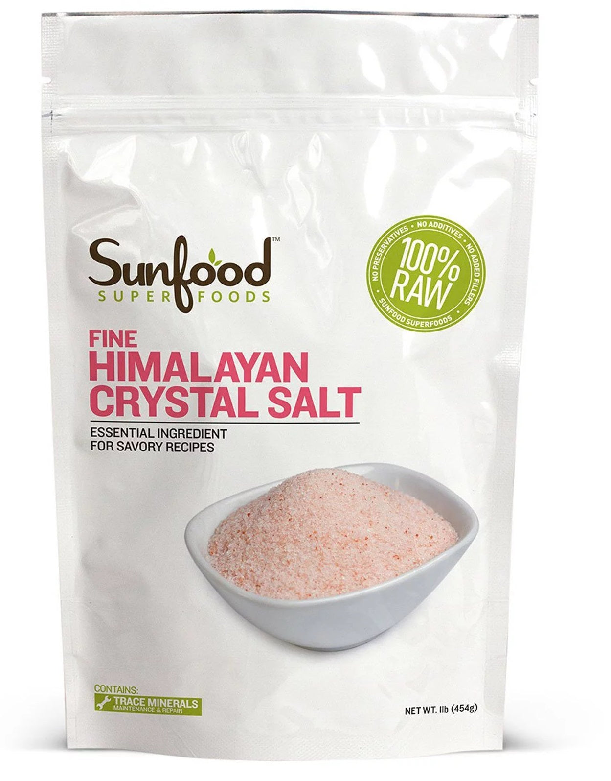 Fine Pink Himalayan Crystal Salt 454g