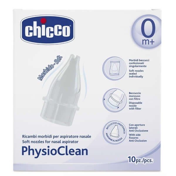 Chicco Soft Nozzles for Physioclean Nasal Aspirator