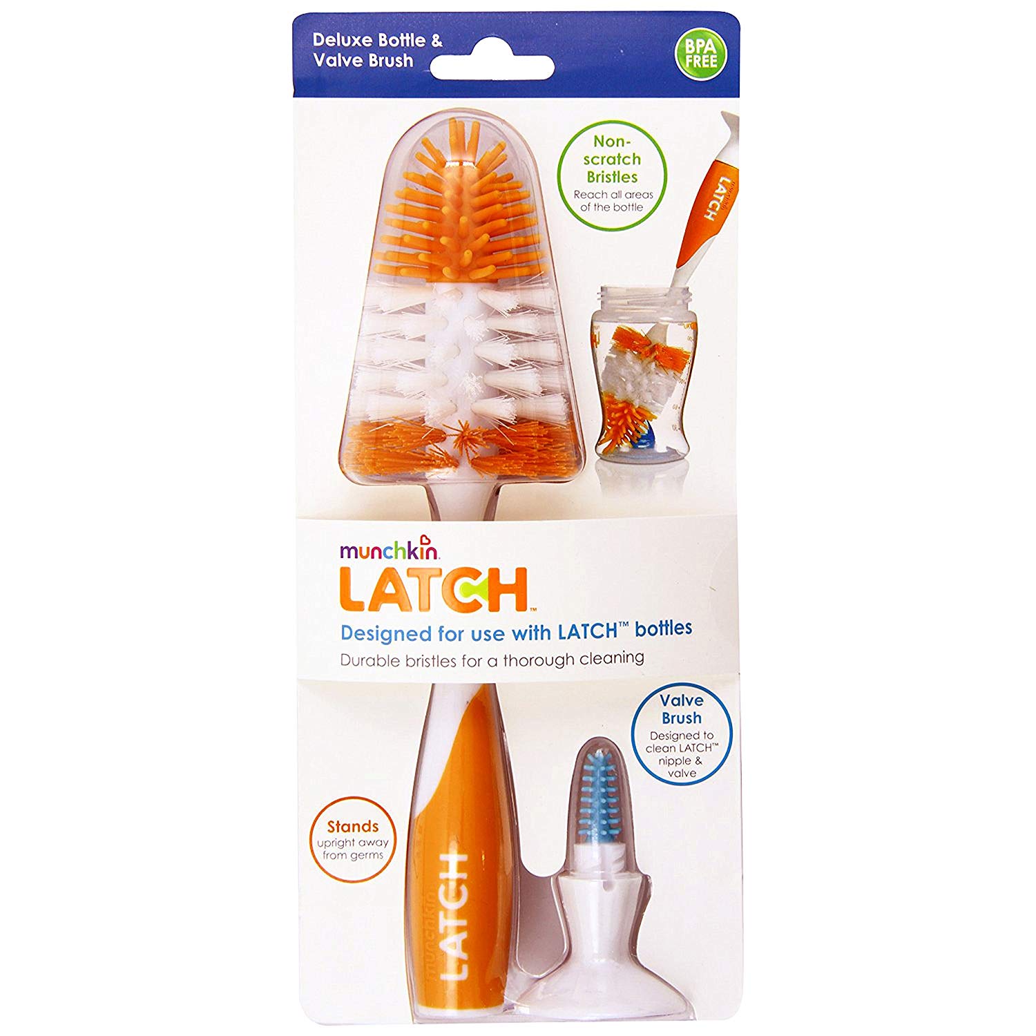 Munchkin LATCH Deluxe Bottle and Valve Brush