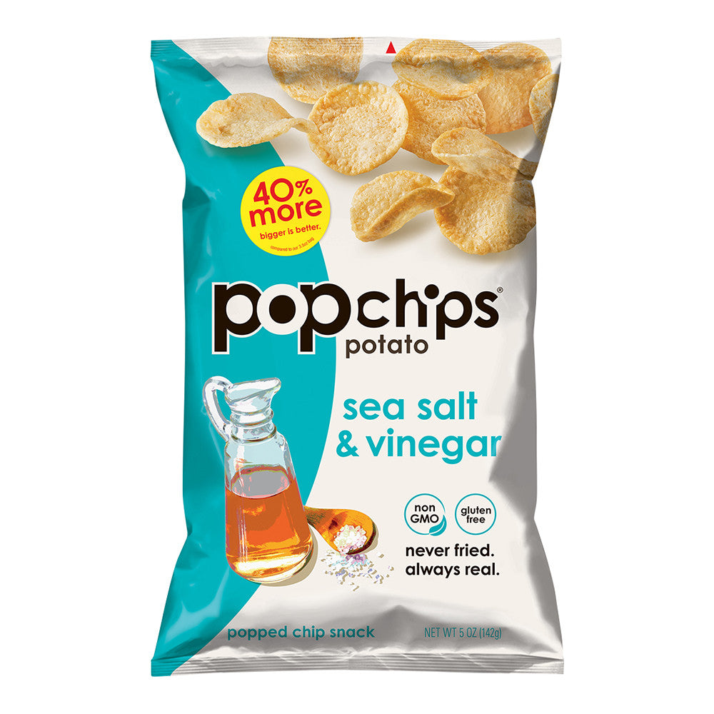 POP CHIPS Sea Salt & Vinegar Potato 142g