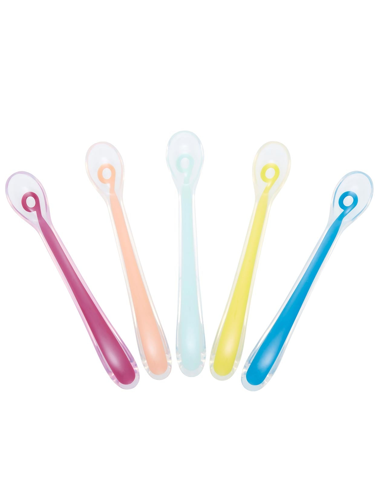 Babymoov - Set 5 Silicon Spoons 1st Age