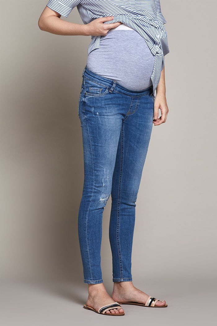 Worn Maternity Jeans - Size 38