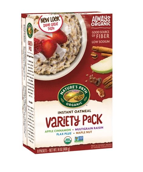 ORGANIC VARIETY PACK HOT OATMEAL (400G)