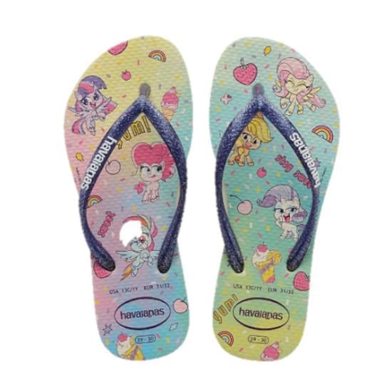 Havaianas - KIDS SLIM MY LITTLE PONY Lemon Yellow