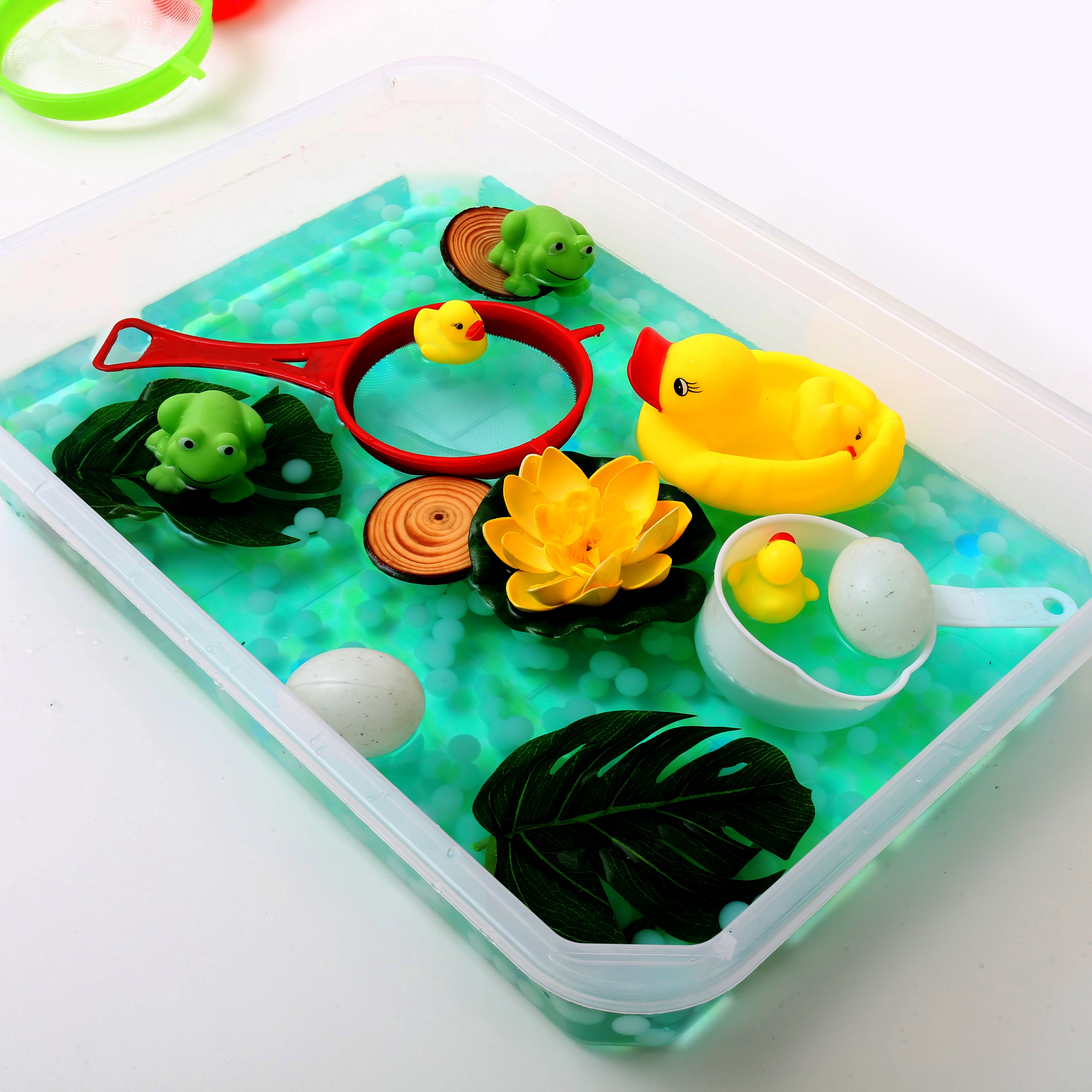 Sensory Ducks & Frog Kit Bucket