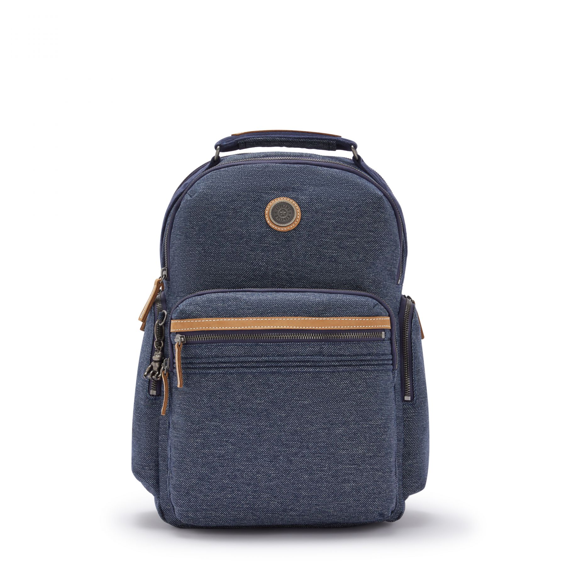 OSHO Large backpack with organizational pockets Deep Denim