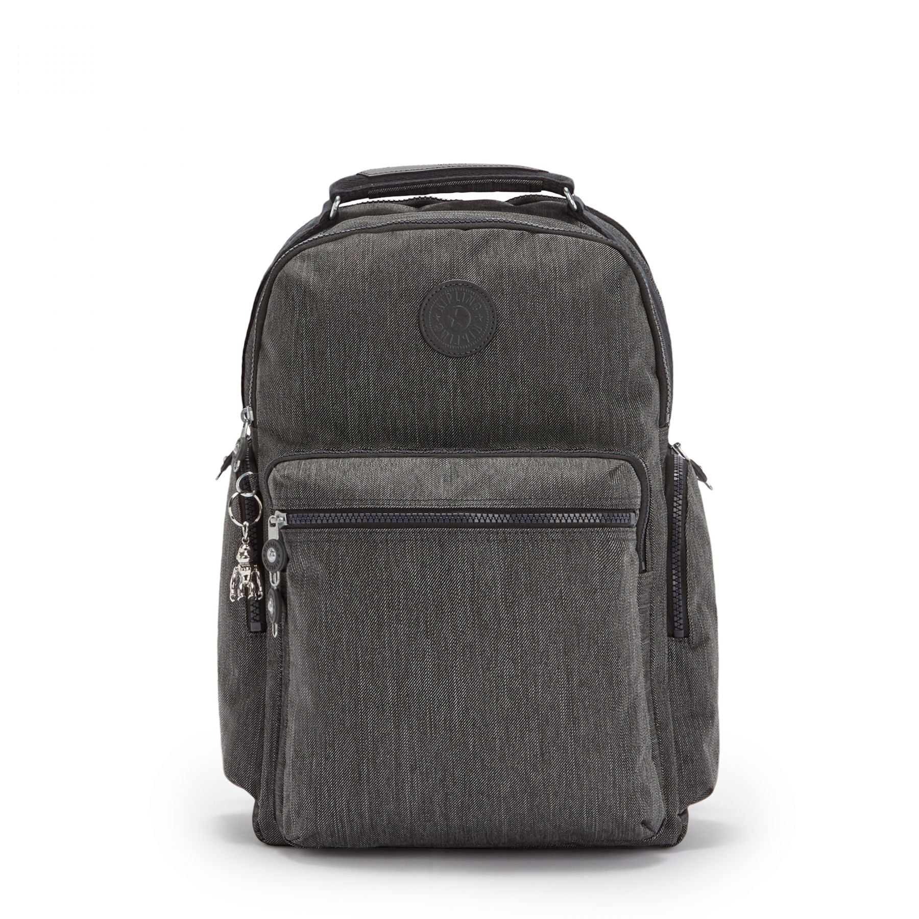 OSHO Large backpack with organizational pockets Black Peppery