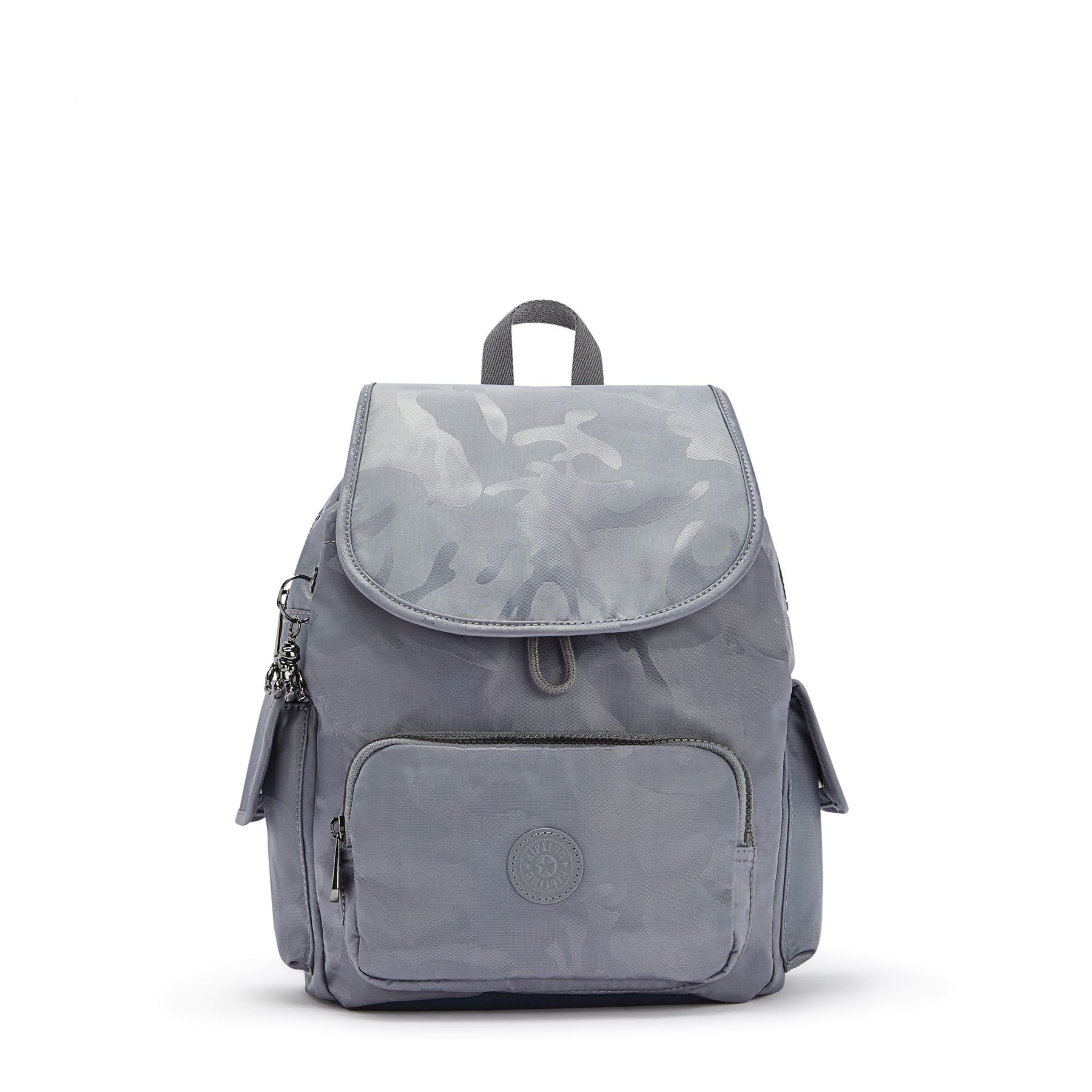 CITY Small Backpack Grey Camo Jacquard